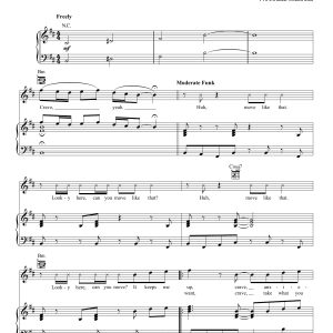 Pharrell Williams Crave Musik Noten - Piano, Vocal & Guitar Chords - 180300-0