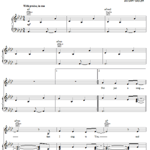 Phillips, Craig & Dean Be The Praise Of My Heart Musik Noten - Piano, Vocal & Guitar Chords - 30584-0