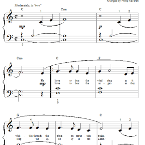 Phillips, Craig & Dean Favorite Song Of All (arr. Phillip Keveren) Musik Noten - Big Note Piano - 75275-0
