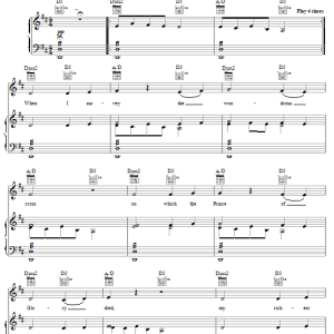 Phillips, Craig & Dean The Wonderful Cross Musik Noten - Piano, Vocal & Guitar Chords - 23198-0