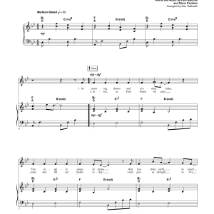 Phillips, Craig & Dean Your Name Musik Noten - Piano & Vocal - 163694-0