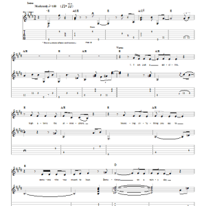 Phish Anything But Me Musik Noten - Guitar Tab - 25371-0