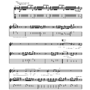 Phish Birds Of A Feather Musik Noten - Guitar Tab - 68789-0
