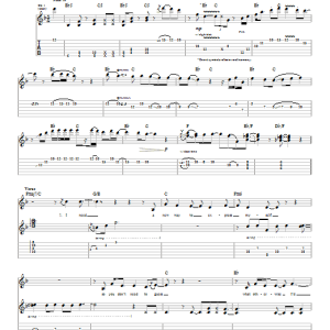 Phish Thunderhead Musik Noten - Guitar Tab - 25357-0