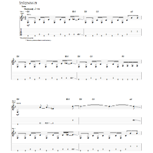 Pillar Aftershock Musik Noten - Guitar Tab - 29970-0