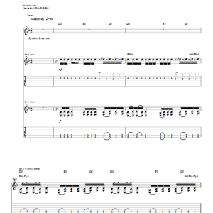 Pillar Behind Closed Doors Musik Noten - Guitar Tab - 25448-0