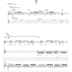 Pillar Further From Myself Musik Noten - Guitar Tab - 25454-0