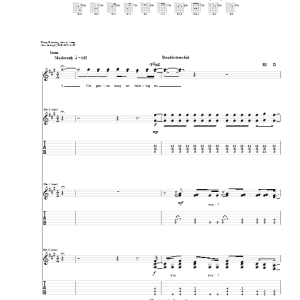 Pillar Holding On Musik Noten - Guitar Tab - 29961-0