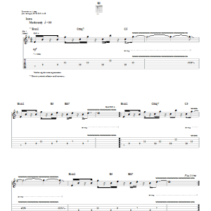 Pillar Indivisible Musik Noten - Guitar Tab - 25453-0