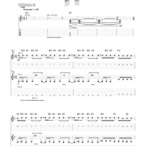 Pillar Underneath It All Musik Noten - Guitar Tab - 29966-0