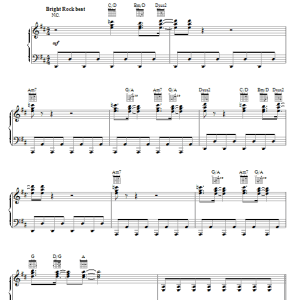 Prince Baby I'm A Star Musik Noten - Piano, Vocal & Guitar Chords - 76768-0