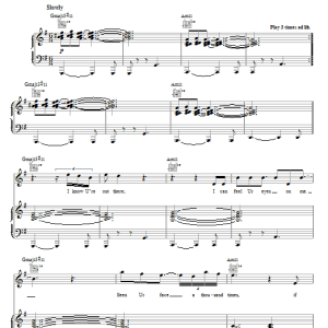 Prince Somewhere Here On Earth Musik Noten - Piano, Vocal & Guitar Chords - 68232-0