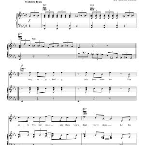 Ray Charles Let The Good Times Roll Musik Noten - Piano, Vocal & Guitar Chords - 31357-0