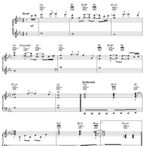 Rebecca St. James Here I Am Musik Noten - Piano, Vocal & Guitar Chords - 24467-0