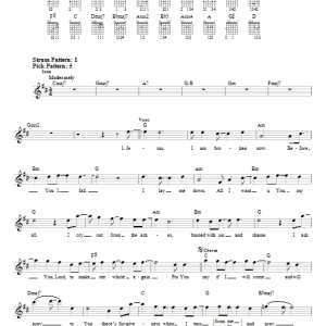 Rebecca St. James Pray Musik Noten - Easy Guitar - 59440-0