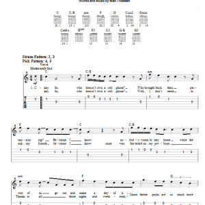 Relient K Chapstick, Chapped Lips And Things Like Chemistry Musik Noten - Easy Guitar Tab - 27094-0