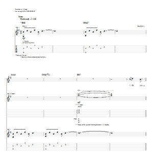 Relient K Forgiven Musik Noten - Guitar Tab - 58925-0