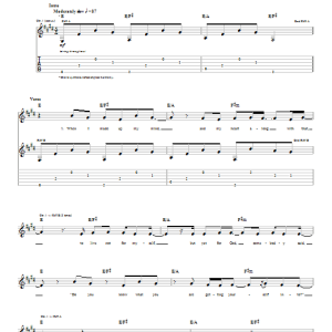 Relient K Getting Into You Musik Noten - Guitar Tab - 27098-0