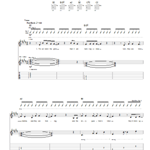 Relient K Mood Ring Musik Noten - Guitar Tab - 27108-0