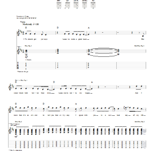 Relient K Must Have Done Something Right Musik Noten - Guitar Tab - 58927-0