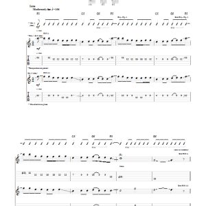 Relient K My Girl's Ex-Boyfriend Musik Noten - Guitar Tab - 51269-0