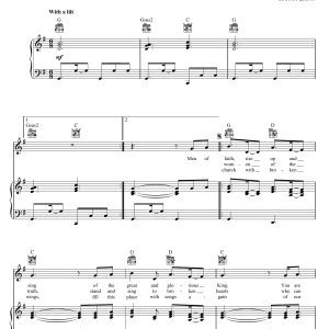 Robin Mark Shout To The North Musik Noten - Piano, Vocal & Guitar Chords - 63123-0
