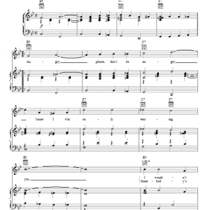 Rosemary Clooney Angry Musik Noten - Piano, Vocal & Guitar Chords - 59079-0