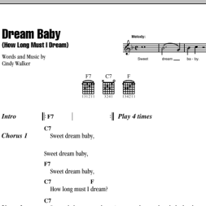 Roy Orbison Dream Baby (How Long Must I Dream) Musik Noten - Easy Piano - 180440-0