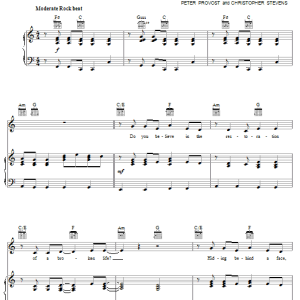 Sanctus Real Black Coal Musik Noten - Piano, Vocal & Guitar Chords - 64100-0