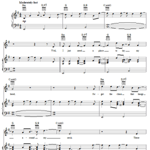 Sanctus Real Lay Down My Guns Musik Noten - Piano, Vocal & Guitar Chords - 64093-0