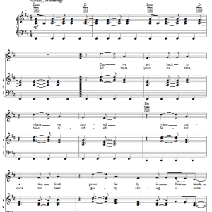 Sanctus Real Sing Musik Noten - Piano, Vocal & Guitar Chords - 64099-0