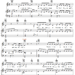 Sarah Kelly Faithful Father Musik Noten - Piano, Vocal & Guitar Chords - 28929-0