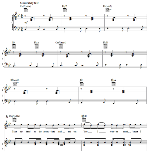 Shawn McDonald Take My Hand Musik Noten - Piano, Vocal & Guitar Chords - 31368-0