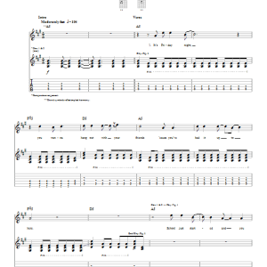 Slick Shoes Friday Nite Musik Noten - Guitar Tab - 25232-0