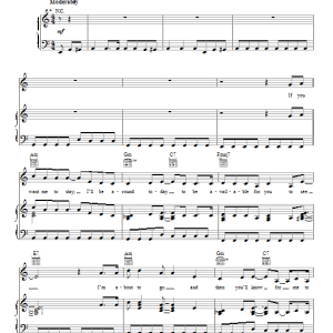 Sly And The Family Stone If You Want Me To Stay Musik Noten - Piano, Vocal & Guitar Chords - 98916-0