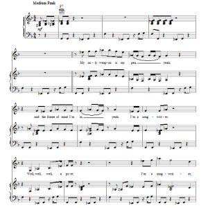 Sly And The Family Stone Poet Musik Noten - Piano, Vocal & Guitar Chords - 98893-0