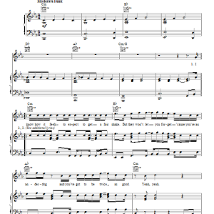 Sly And The Family Stone Underdog Musik Noten - Piano, Vocal & Guitar Chords - 98896-0