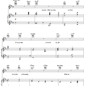 Smokie Norful Psalm 64 Musik Noten - Piano, Vocal & Guitar Chords - 25223-0