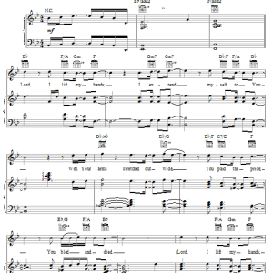 Smokie Norful The Least I Can Do Musik Noten - Piano, Vocal & Guitar Chords - 25220-0