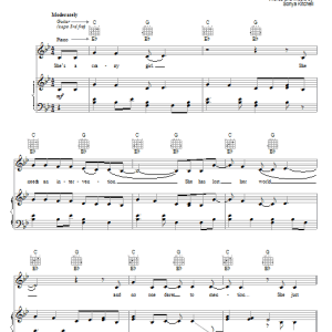 Sonya Kitchell No Matter What Musik Noten - Piano, Vocal & Guitar Chords - 60363-0