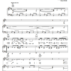 Sonya Kitchell Words Musik Noten - Piano, Vocal & Guitar Chords - 60356-0