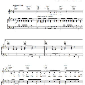 Stacie Orrico I Could Be The One Musik Noten - Piano, Vocal & Guitar Chords - 24790-0