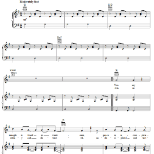 Starfield Captivate Musik Noten - Piano, Vocal & Guitar Chords - 56498-0