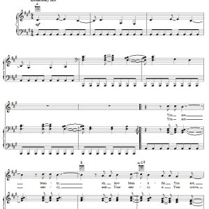 Starfield Glorious One Musik Noten - Piano, Vocal & Guitar Chords - 56508-0
