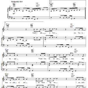 Starfield Outstretched Hands Musik Noten - Piano, Vocal & Guitar Chords - 30713-0