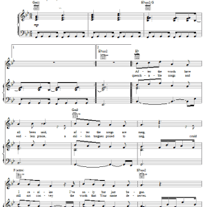 Starfield Over My Head Musik Noten - Piano, Vocal & Guitar Chords - 30712-0
