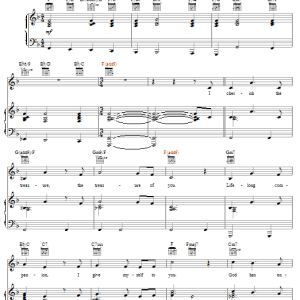Steve Green Cherish The Treasure Musik Noten - Piano, Vocal & Guitar Chords - 50983-0