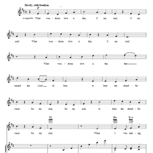 Steve Green What Wondrous Love Is This Musik Noten - Piano, Vocal & Guitar Chords - 54928-0