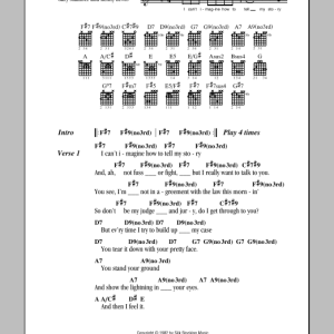 Steve Miller Band Cool Magic Musik Noten - Guitar Chords/Lyrics - 79179-0