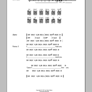 Steve Miller Band I Love You Musik Noten - Guitar Chords/Lyrics - 79177-0